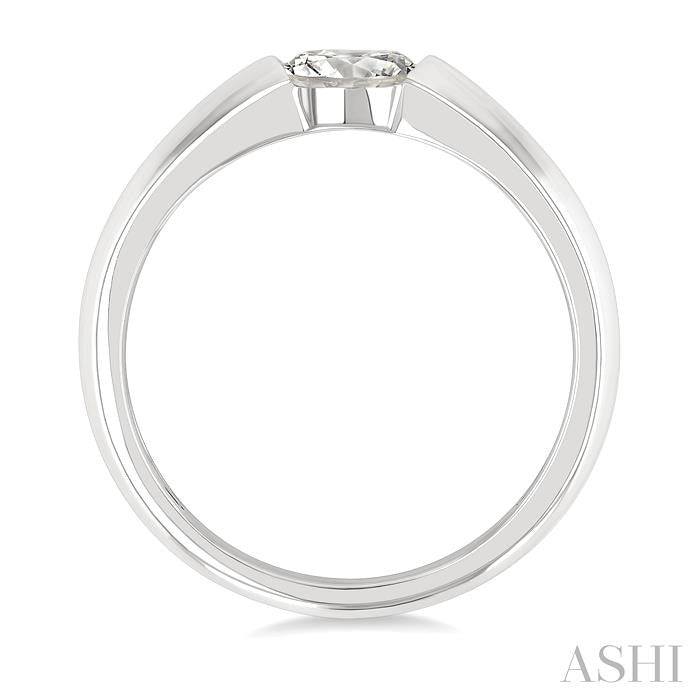 ASHI Oval Shape East-West Diamond Ring 366F5PPFGWG-OV