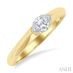 ASHI Marquise Shape East-West Diamond Ring 366F5PPFGYG-MQ
