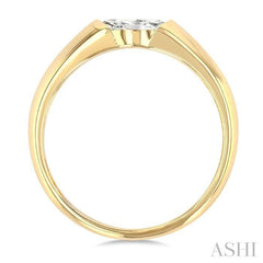 ASHI Marquise Shape East-West Diamond Ring 366F5PPFGYG-MQ