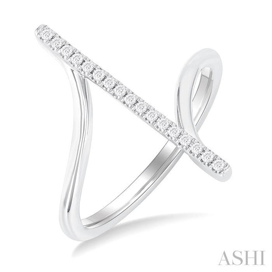 ASHI Diamond Fashion Open Ring 366G8PPTSWG