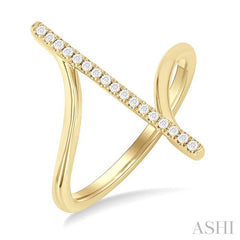ASHI Diamond Fashion Open Ring 366G8PPTSYG