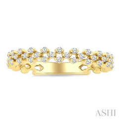 ASHI Stackable Diamond Fashion Band 366W7PPTGYG
