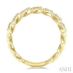 ASHI Cuban Diamond Fashion Band 367F3PPFGYG