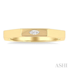 ASHI Marquise Shape Diamond Signet Ring 367V9PPFGYG