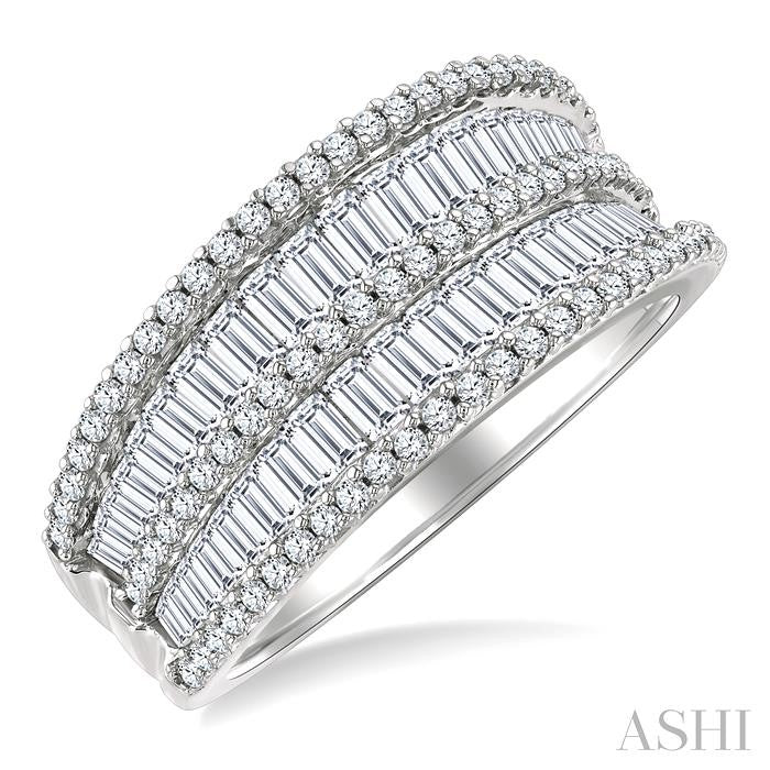 ASHI Bold Baguette Diamond Fashion Band 367W0PPFGWG-1.50