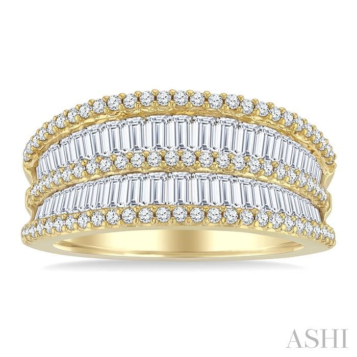 ASHI Bold Baguette Diamond Fashion Band 367W0PPFGYG-1.50