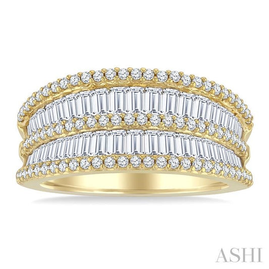 ASHI Bold Baguette Diamond Fashion Band 367W0PPFGYG-1.50
