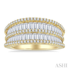 ASHI Bold Baguette Diamond Fashion Band 367W0PPFGYG-1.50