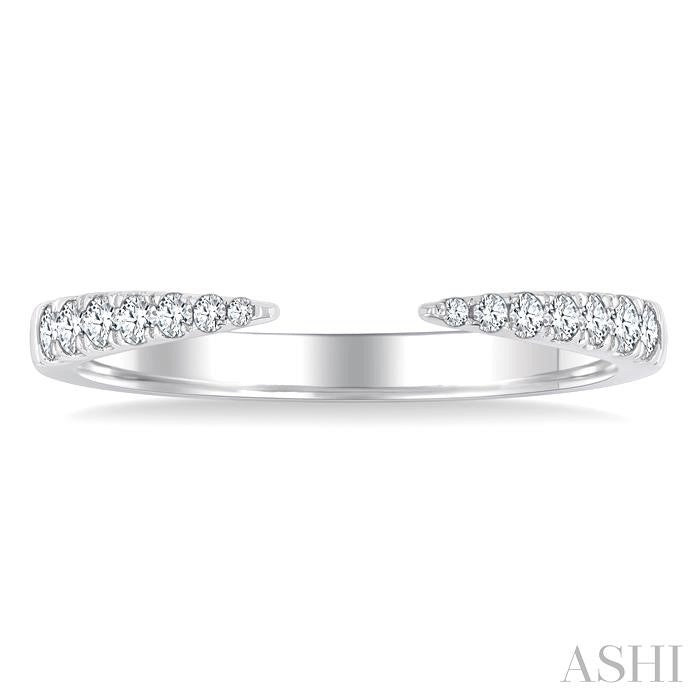 ASHI Stackable Claw Diamond Fashion Open Ring 368G7PPTGWG