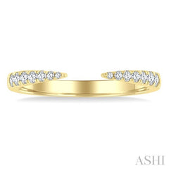 ASHI Stackable Claw Diamond Fashion Open Ring 368G7PPTGYG