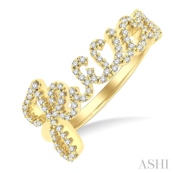 ASHI Script 'Jessica' Diamond Name Ring 368P5PPTSYG