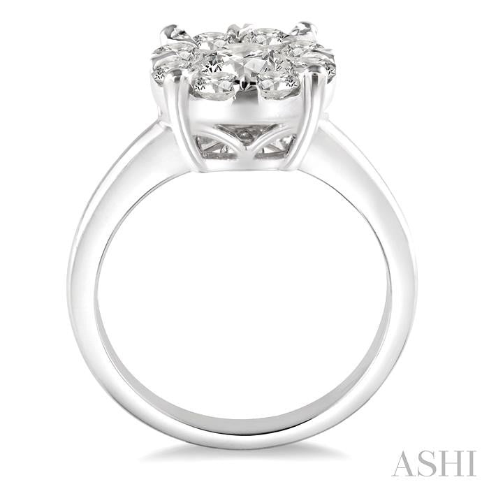 ASHI Round Shape Lovebright Essential Diamond Ring 36900PPFVWG-1.50