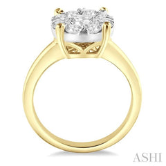 ASHI Round Shape Lovebright Essential Diamond Ring 36900PPFVYW-1.50