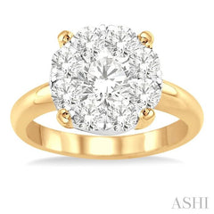 ASHI Round Shape Lovebright Essential Diamond Ring 36900PPFVYW-2.00