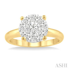 ASHI Round Shape Lovebright Essential Diamond Ring 36901PPFVYW