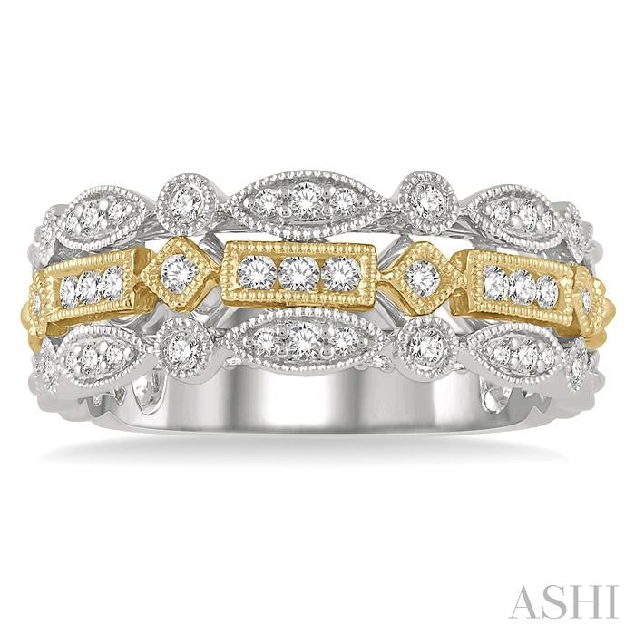 ASHI Diamond Wedding Band 369B4PPFHWY