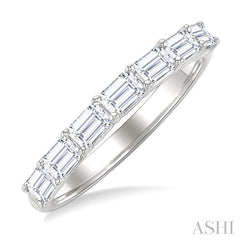 ASHI Emerald Shape East-West Diamond Fashion Band 370E1PPFHWG-OC