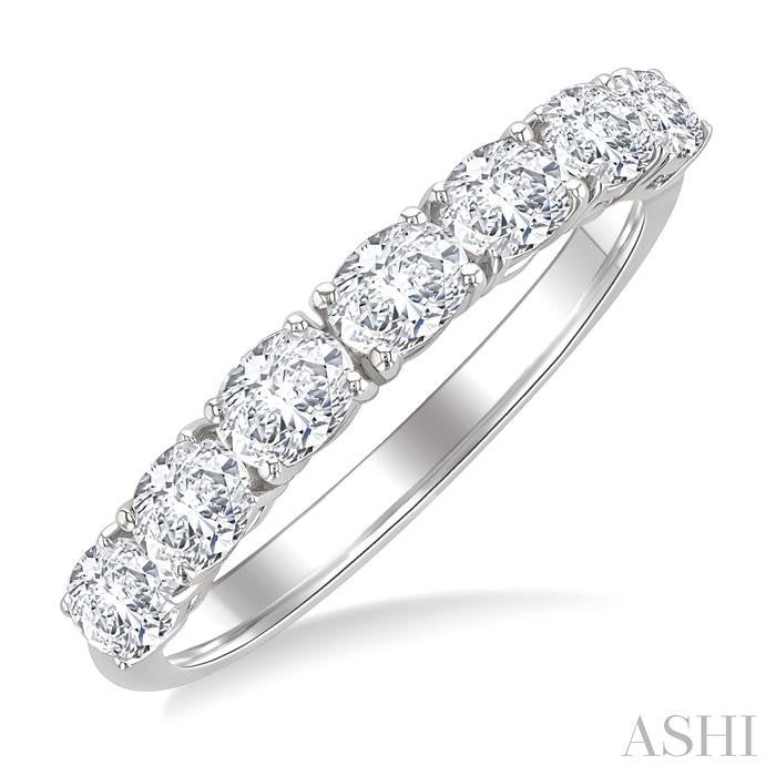 ASHI Oval Shape East-West Diamond Fashion Band 370E1PPFHWG-OV