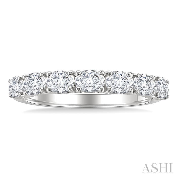 ASHI Oval Shape East-West Diamond Fashion Band 370E1PPFHWG-OV