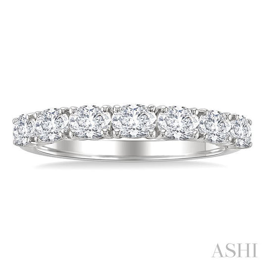 ASHI Oval Shape East-West Diamond Fashion Band 370E1PPFHWG-OV