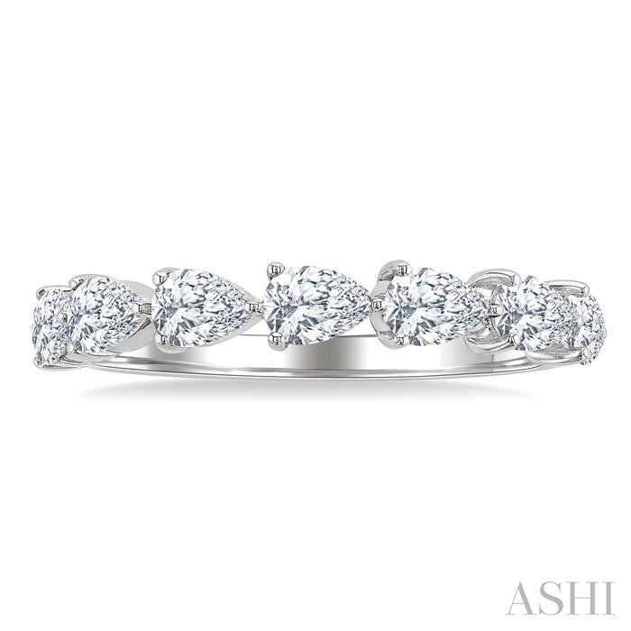 ASHI Pear Shape East-West Diamond Fashion Band 370E1PPFHWG-PR