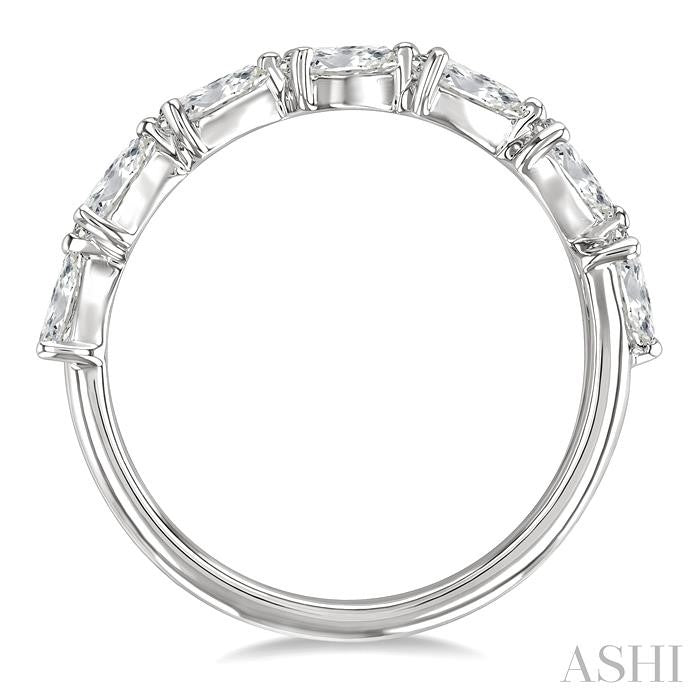 ASHI Pear Shape East-West Diamond Fashion Band 370E1PPFHWG-PR