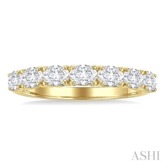 ASHI Oval Shape East-West Diamond Fashion Band 370E1PPFHYG-OV