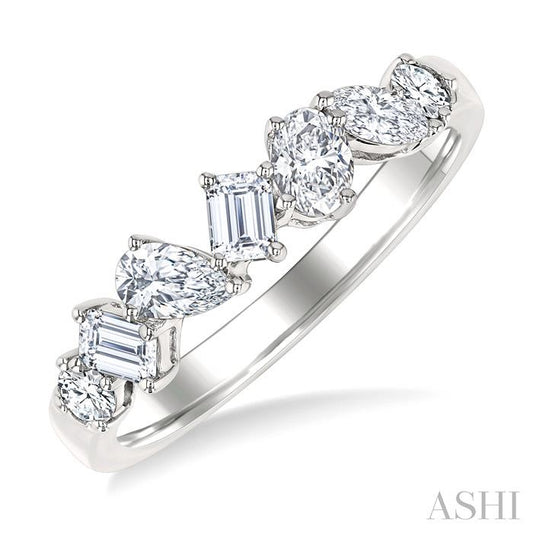 ASHI Mixed Shape Diamond Fashion Band 370L2PPFGWG