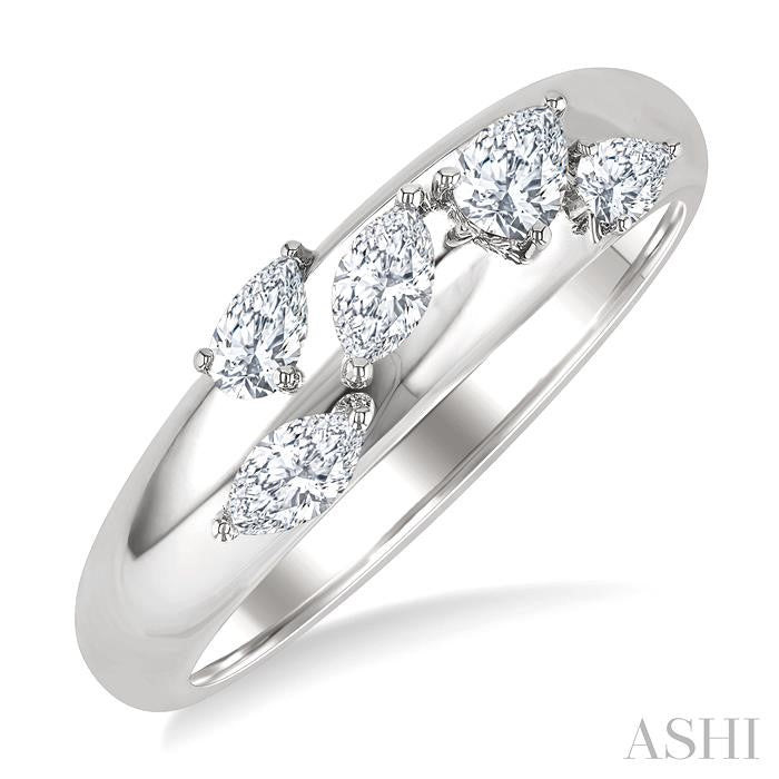 ASHI Mixed Shape Diamond Fashion Band 370V3PPFGWG