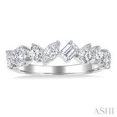 ASHI Mixed Shape Diamond Fashion Band 371E0PPFHWG-1.10