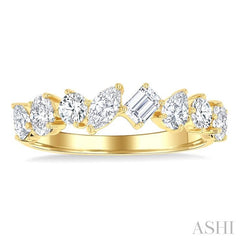 ASHI Mixed Shape Diamond Fashion Band 371E0PPFHYG-1.10