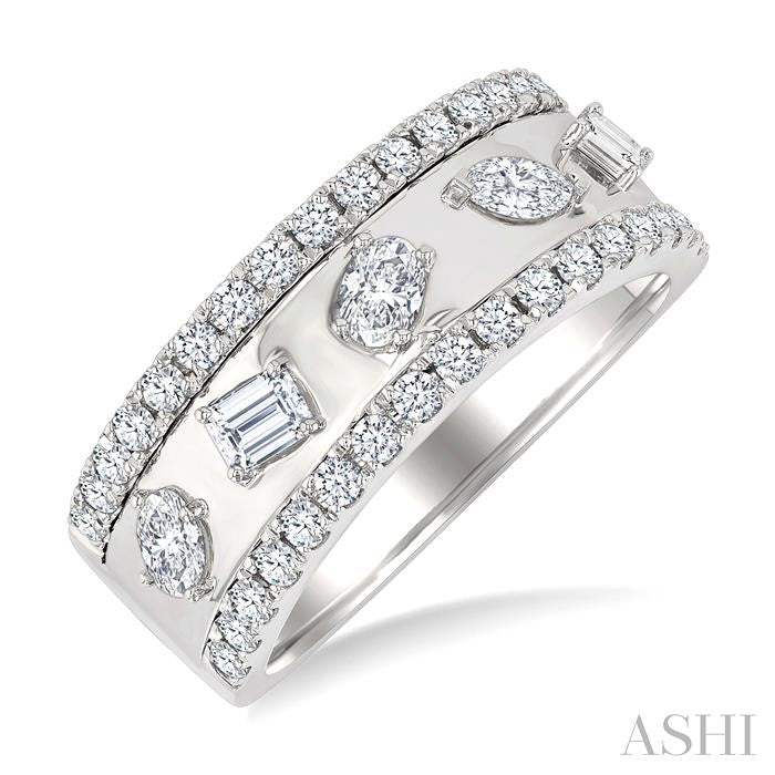 ASHI Bold Mixed Shape Diamond Fashion Band 371F2PPFGWG