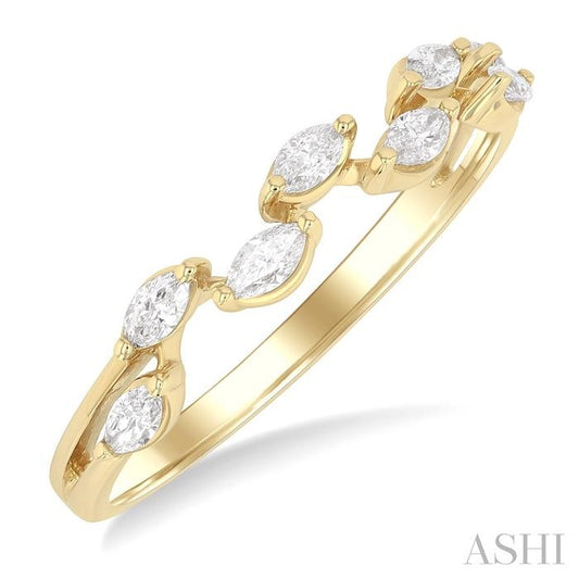 ASHI Marquise Shape Scatter Diamond Fashion Band 371K5PPFGYG