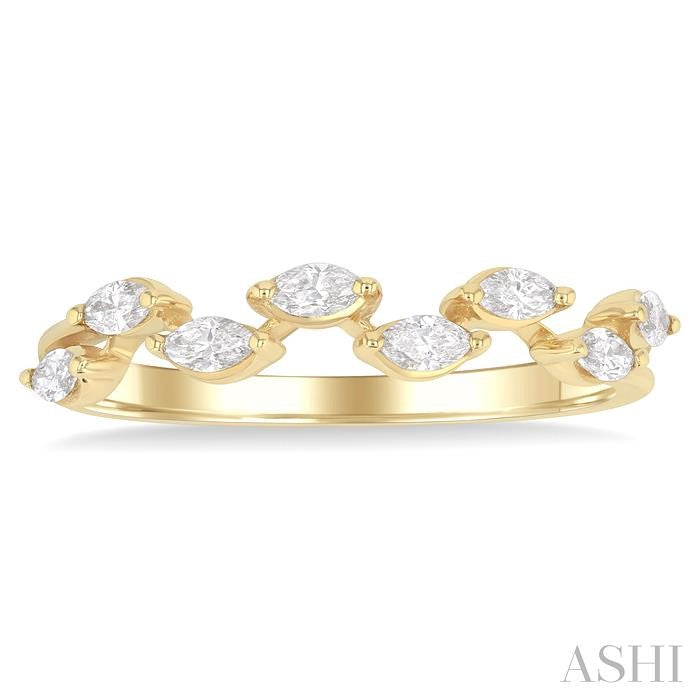 ASHI Marquise Shape Scatter Diamond Fashion Band 371K5PPFGYG