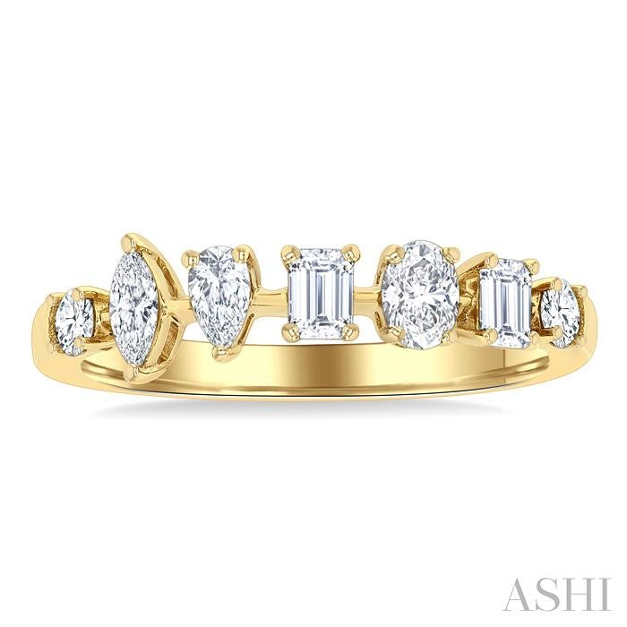 ASHI Mixed Shape Diamond Fashion Band 371L3PPFGYG