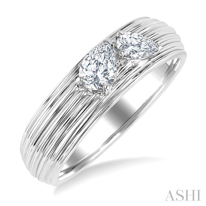 ASHI 2 Stone Diamond Fashion Band 371V4PPFGWG
