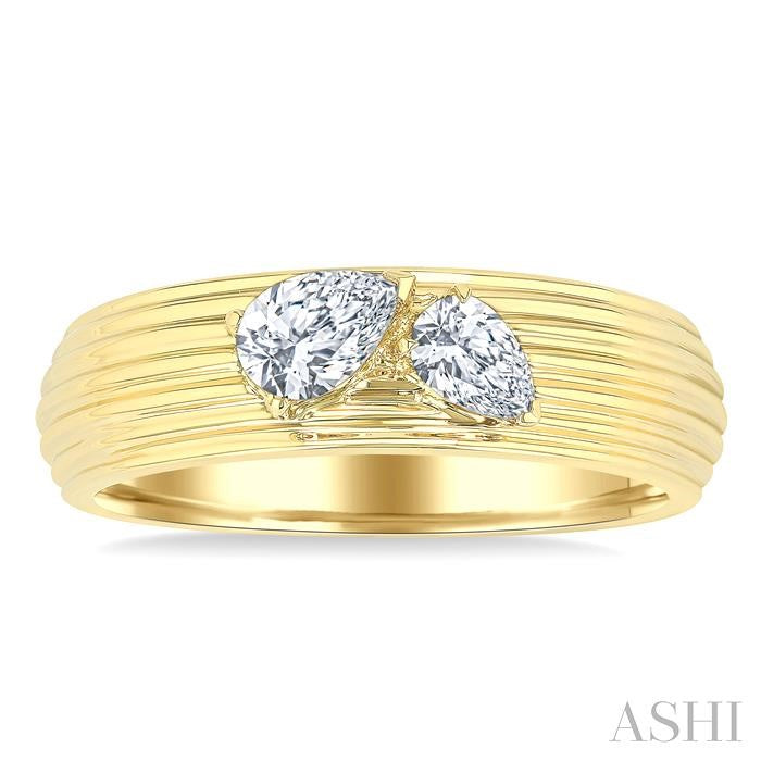 ASHI 2 Stone Diamond Fashion Band 371V4PPFGYG