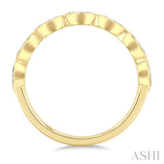 ASHI Marquise Shape East-West Bezel Set Diamond Fashion Band 372E3PPFHYG-MQ