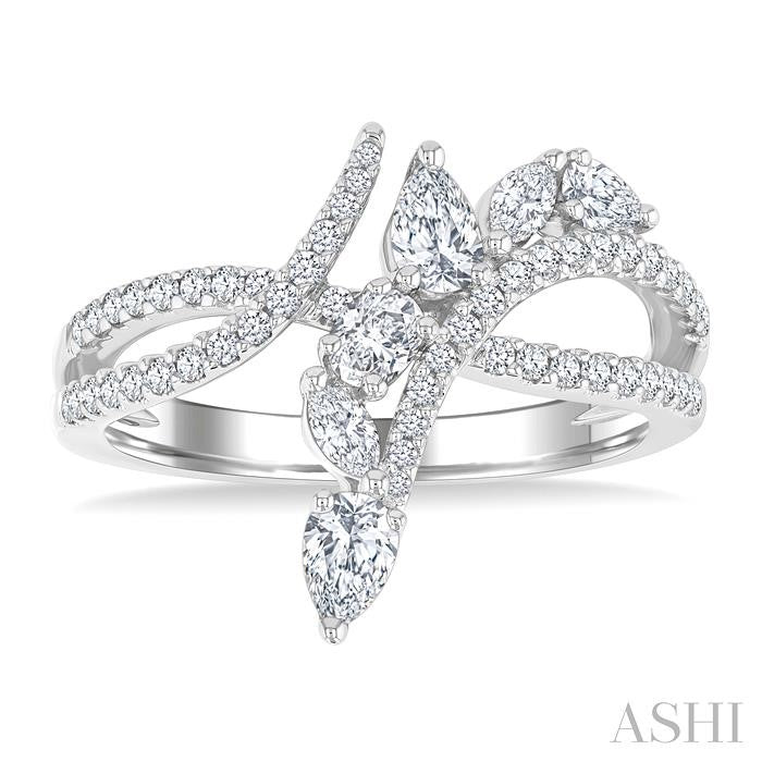 ASHI Mixed Shape Diamond Fashion Ring 372F2PPFGWG