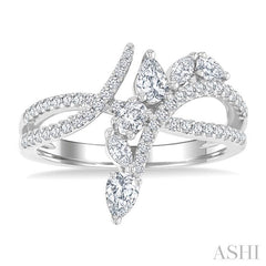 ASHI Mixed Shape Diamond Fashion Ring 372F2PPFGWG
