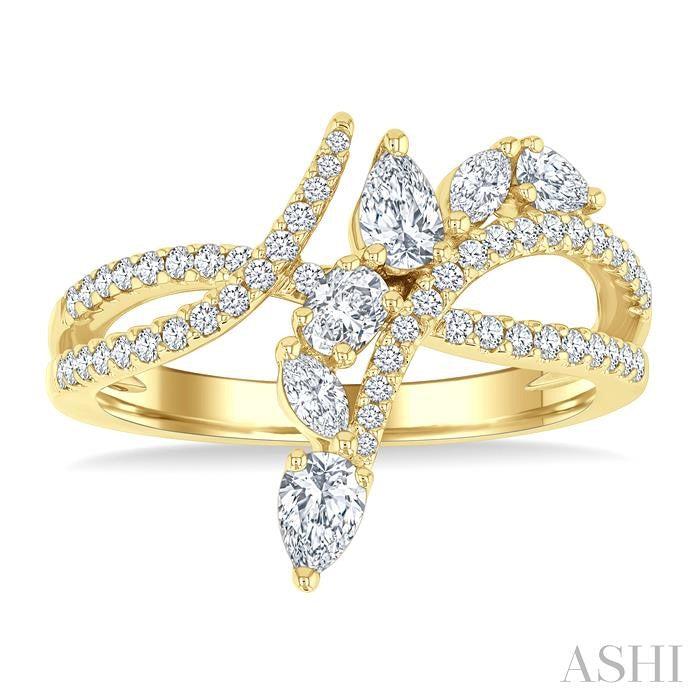 ASHI Mixed Shape Diamond Fashion Ring 372F2PPFGYG