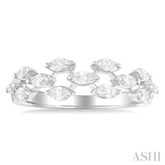 ASHI Marquise Shape Scatter Diamond Fashion Band 372K3PPFGWG