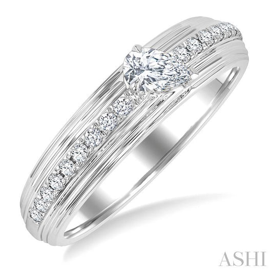 ASHI Pear Shape Diamond Fashion Band 372V5PPFGWG