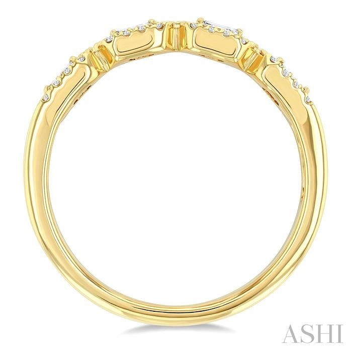 ASHI Halo Diamond Fashion Band 373E5PPFGYG