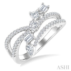 ASHI Mixed Shape Diamond Fashion Ring 373F2PPFGWG