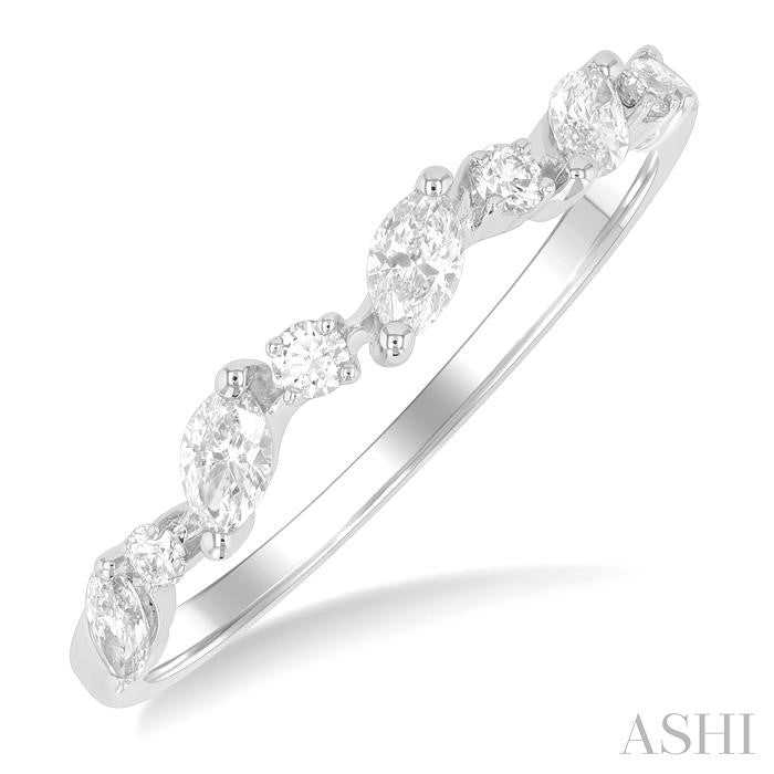 ASHI Marquise Shape Scatter Diamond Fashion Band 374K4PPFGWG