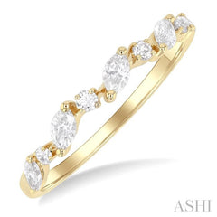 ASHI Marquise Shape Scatter Diamond Fashion Band 374K4PPFGYG