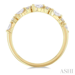 ASHI Marquise Shape Scatter Diamond Fashion Band 374K4PPFGYG