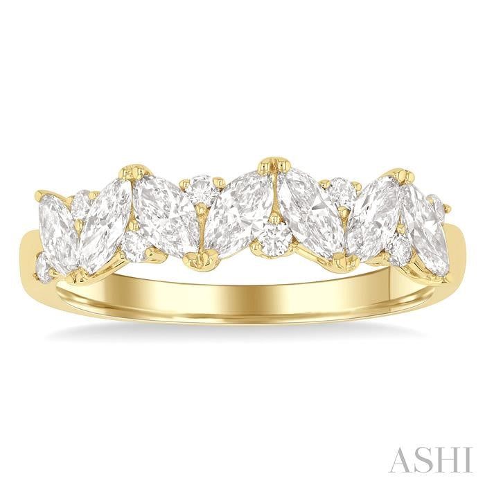 ASHI Scatter Zig-Zag Diamond Fashion Band 374L1PPFGYG