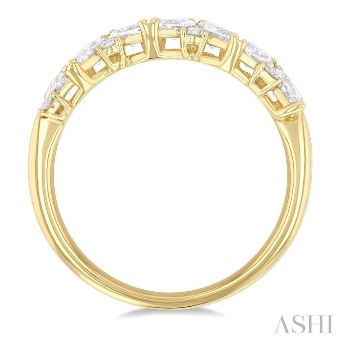 ASHI Scatter Zig-Zag Diamond Fashion Band 374L1PPFGYG